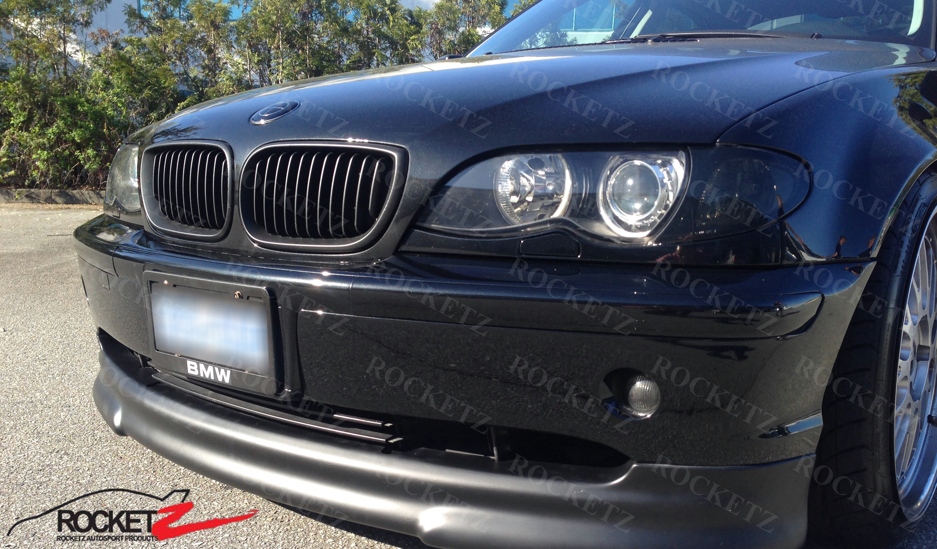 BMW E46 0305 HM Style Front lip 4D ROCKETZ AUTOSPORT