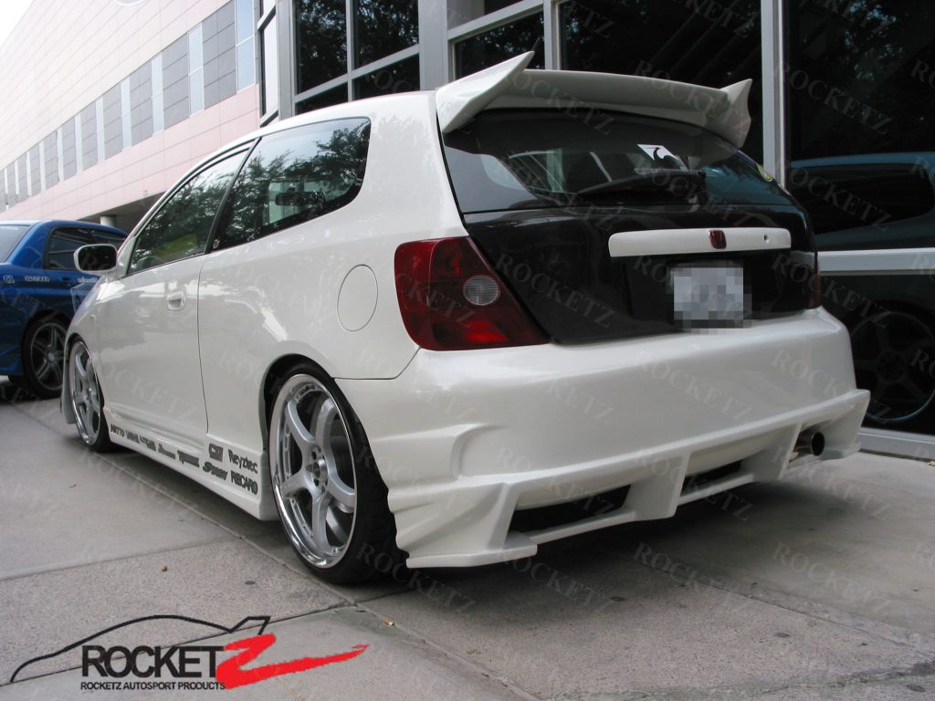 Civic 02+ 3D hatch BC Style spoiler 2pc EP3 ROCKETZ AUTOSPORT