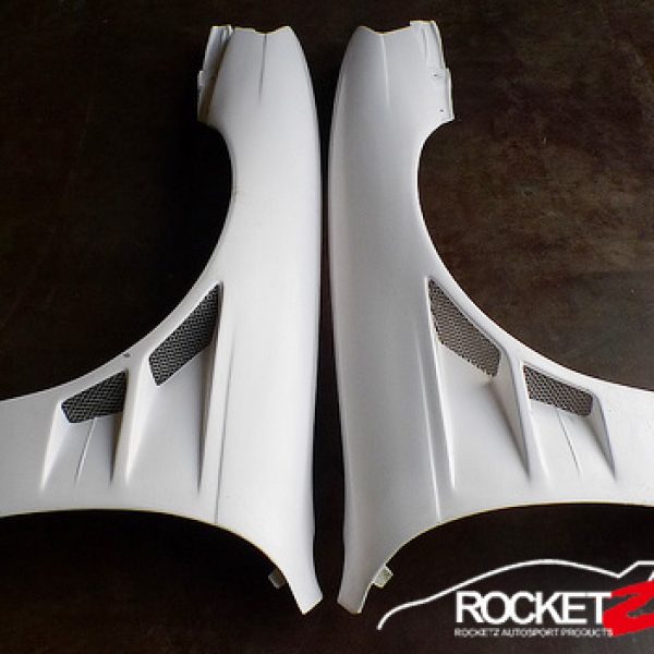 Nissan S14 9798 Kouki B Style +30mm Front Fenders FRP ROCKETZ AUTOSPORT